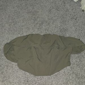 Forever 21 Olive Strapless Corset Top